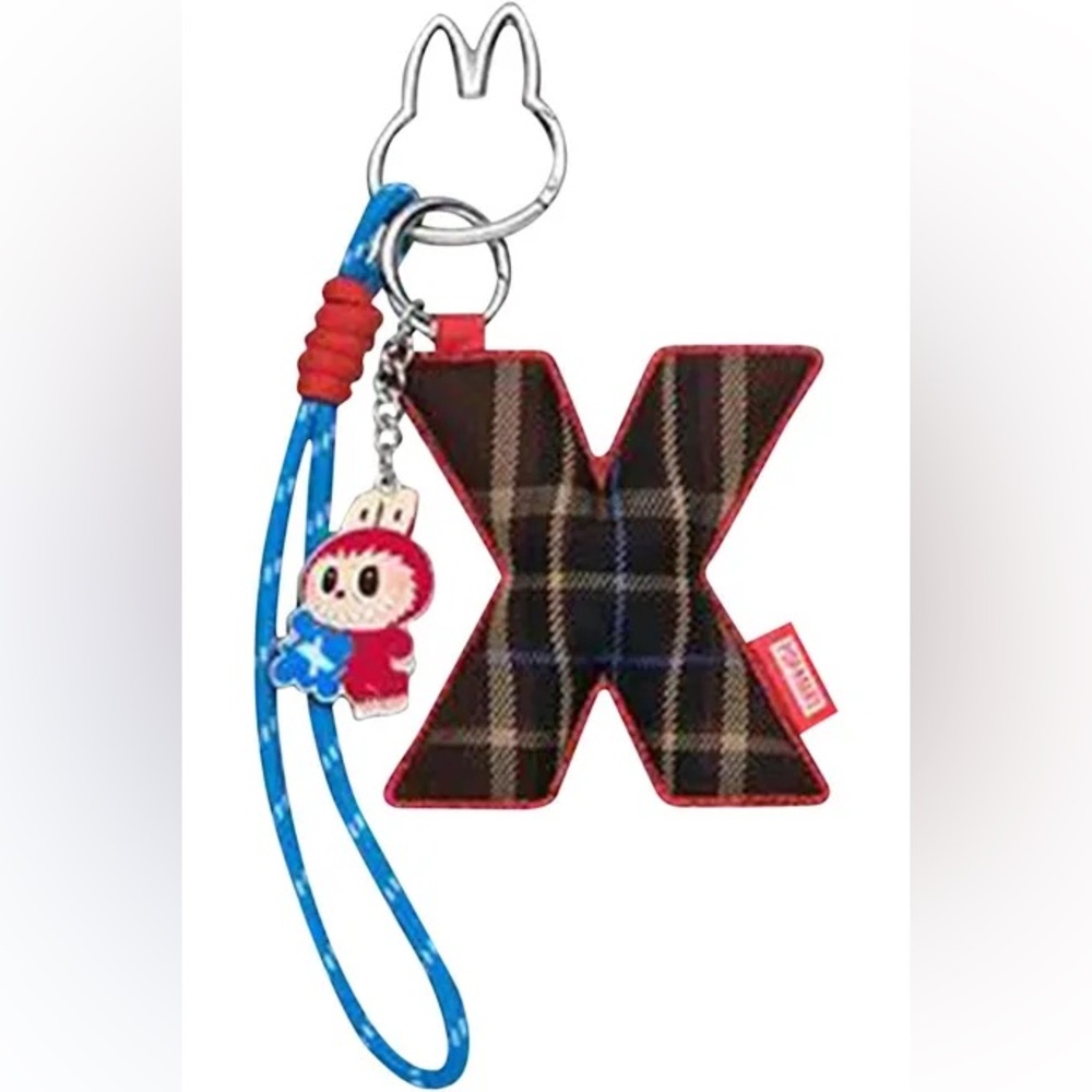 Pin For Love Labubu letter pendant - X - Pop Mart Pop Now Sealed Box